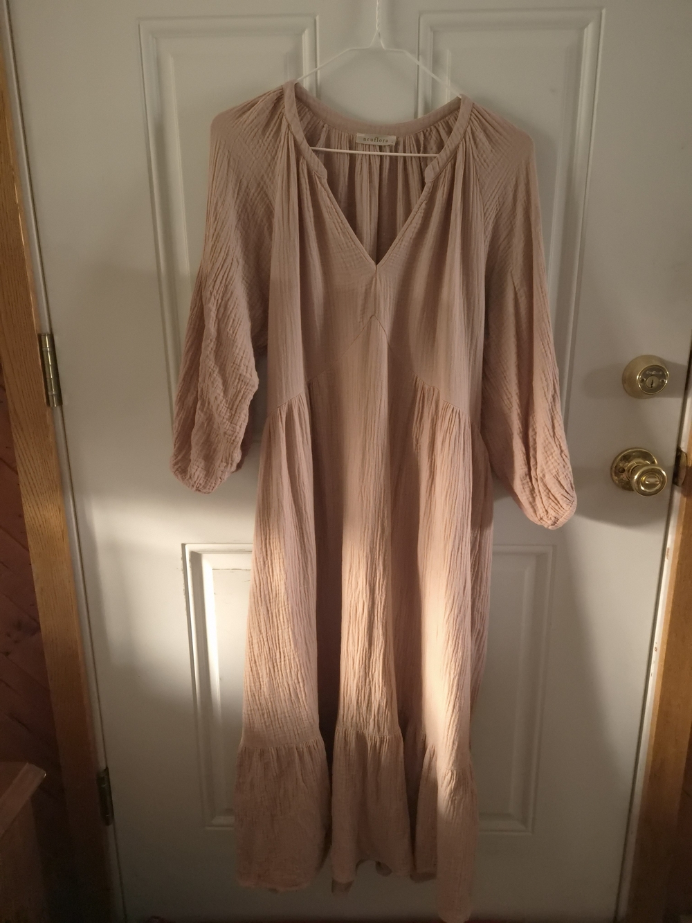 Neuflora Mayfield Pink Maxi Dress - Cotton